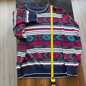 Men’s vintage patterned sweater large, medium